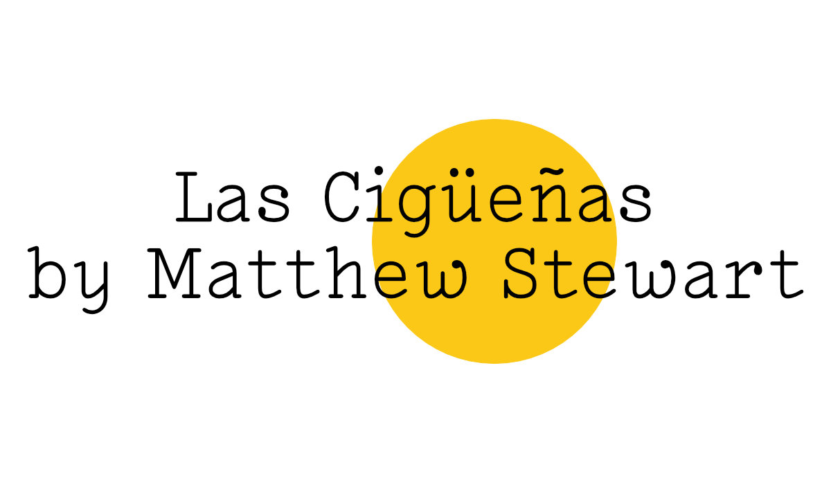 The Friday Poem 'Las Ciguenas' by Matthew Stewart