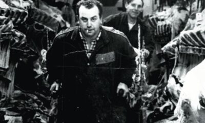 Photo of a meat market porter at work