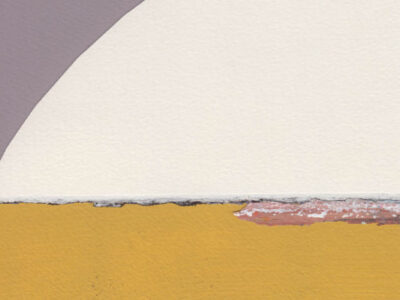 Section from the book cover. An abstract image that could be a sun and yellow sand, but ... you know.