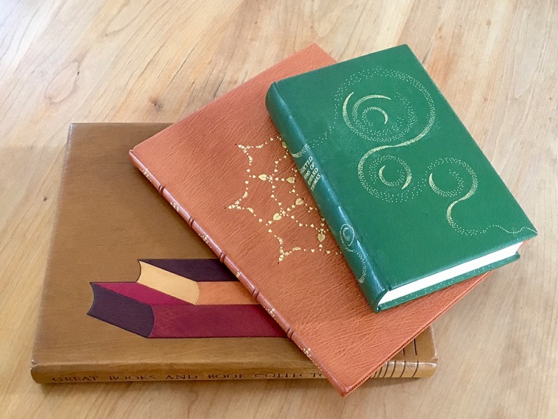 Three fine bindings by Clare Best