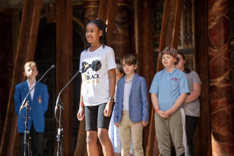 Poetry By Heart Finals at the Globe Theatre 2022